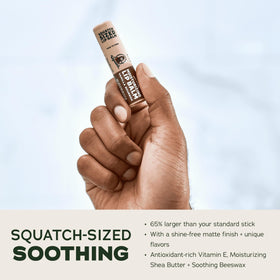 Dr. Squatch Natural Lip Balm for Men Coconut Cove close-up