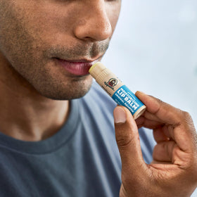 Dr. Squatch Natural Lip Balm for Men Wild Watermelon side view