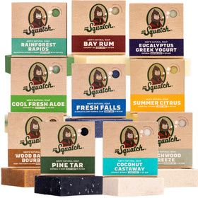 Dr. Squatch Natural Men’s Bar Soap 10-Pack front view