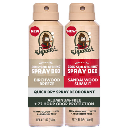 Dr. Squatch Natural Men’s Deodorant 2-Pack front view