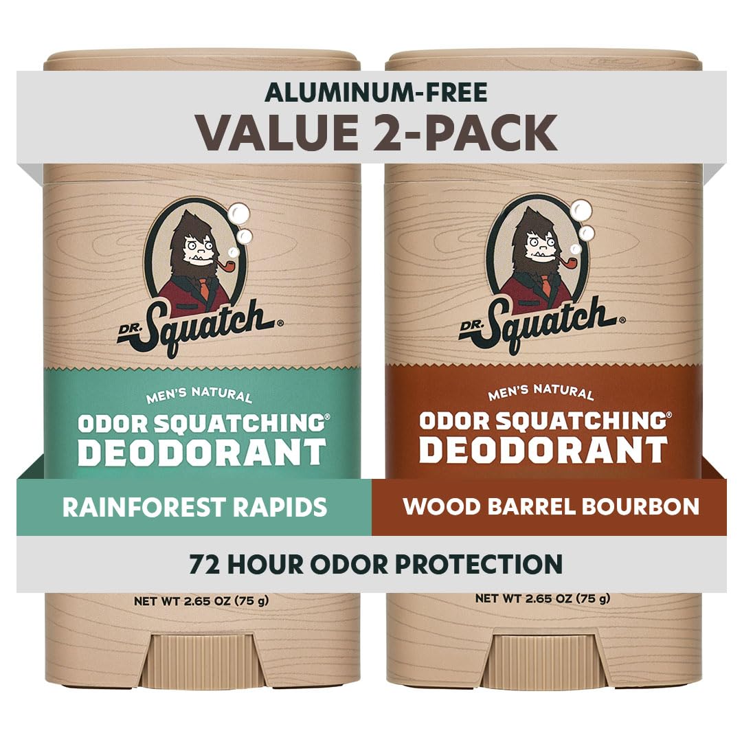 Dr. Squatch Natural Men’s Deodorant 2-Pack front view