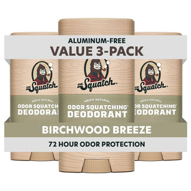 Dr. Squatch Natural Men’s Deodorant Birchwood Breeze front view