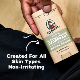 Dr. Squatch Natural Men’s Deodorant Birchwood Breeze scent description