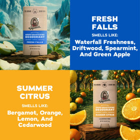 Dr. Squatch Natural Men’s Deodorant Fresh Falls stick close-up
