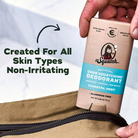 Dr. Squatch Natural Men’s Deodorant ingredients list