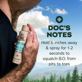 Dr. Squatch Natural Men's Deodorant lifestyle scene