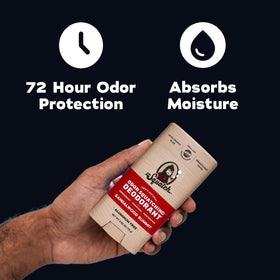 Dr. Squatch Natural Men’s Deodorant packaging and ingredients list