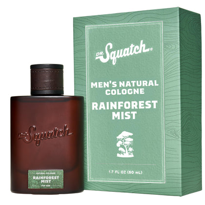 Dr. Squatch Rainforest Mist Cologne bottle front view