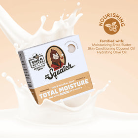 Dr. Squatch soap packaging with ingredients list