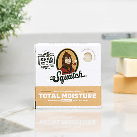Dr. Squatch Total Moisture Men's Bar Soap with shea butter