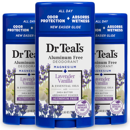 Dr Teal's Aluminium-Free Deodorant Lavender Vanilla front view