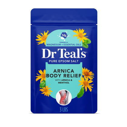 Dr Teal's Arnica Epsom Salt Magnesium Soak 3 lbs front view