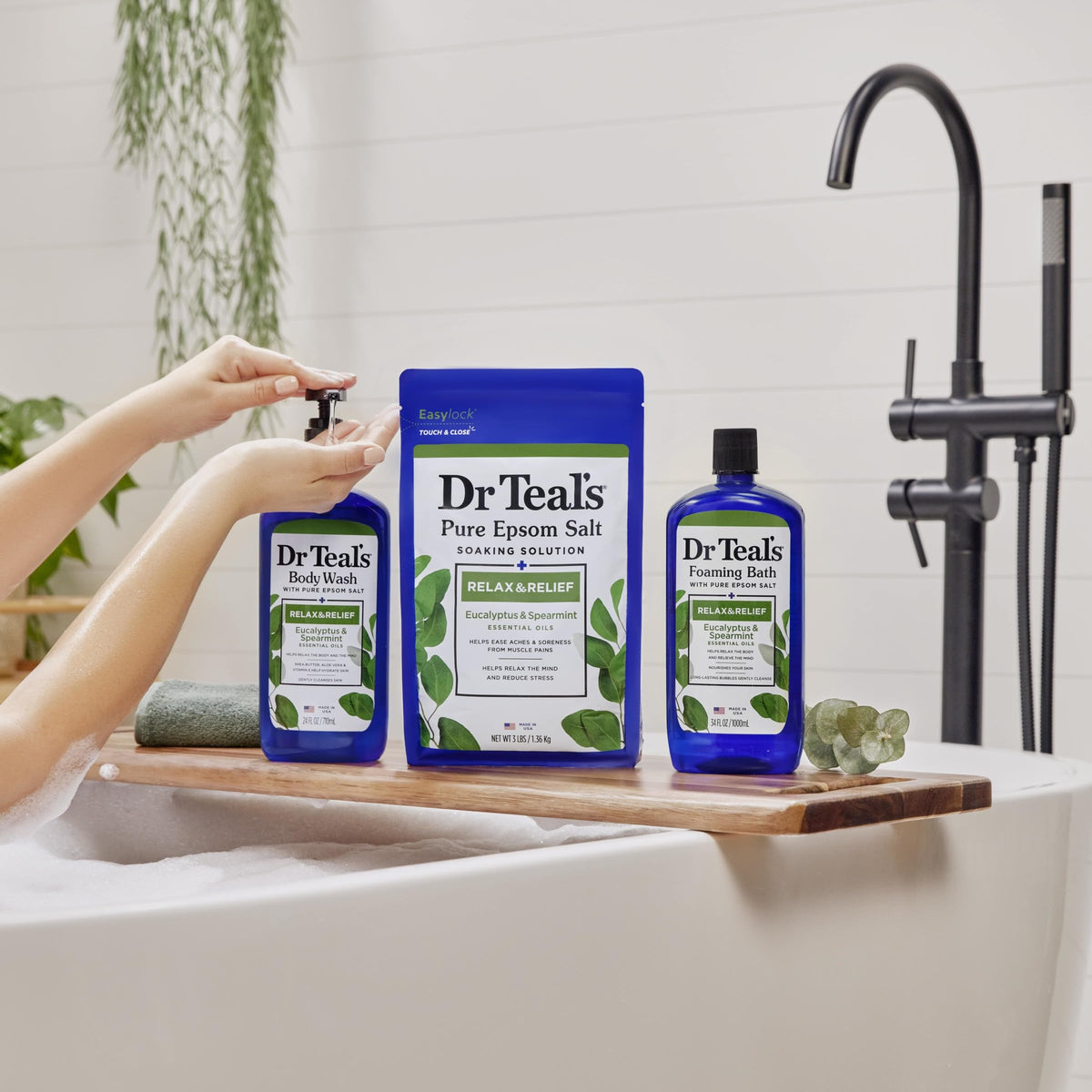 Dr Teal's Body Wash 24 fl oz with shea butter and aloe vera