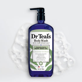 Dr Teal's Body Wash alongside Pure Epsom Salt Soak