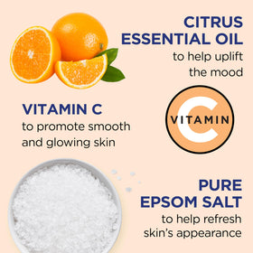 Dr Teal's Body Wash back label showing ingredients