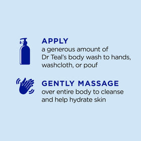 Dr Teal's Body Wash Duo packaging