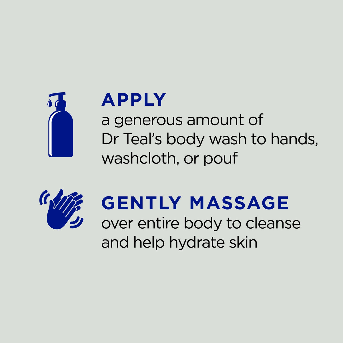 Dr Teal's Body Wash in a bathroom setting