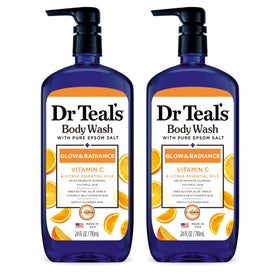 Dr Teal's Body Wash with Pure Epsom Salt 24oz front view