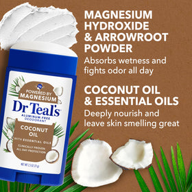 Dr Teal's Coconut Oil Deodorant with coconut and essential oils