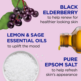 Dr Teal's Elderberry Foaming Bath packaging