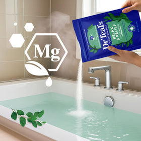 Dr Teal's Epsom Salt alongside a body wash