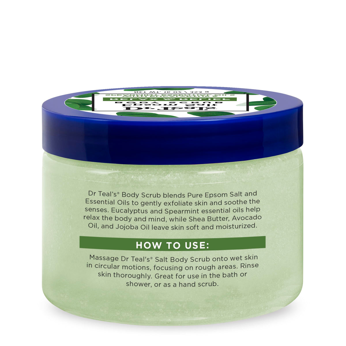 Dr Teal's Epsom Salt Body Scrub relaxing spa environment