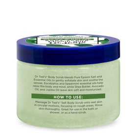 Dr Teal's Epsom Salt Body Scrub relaxing spa environment