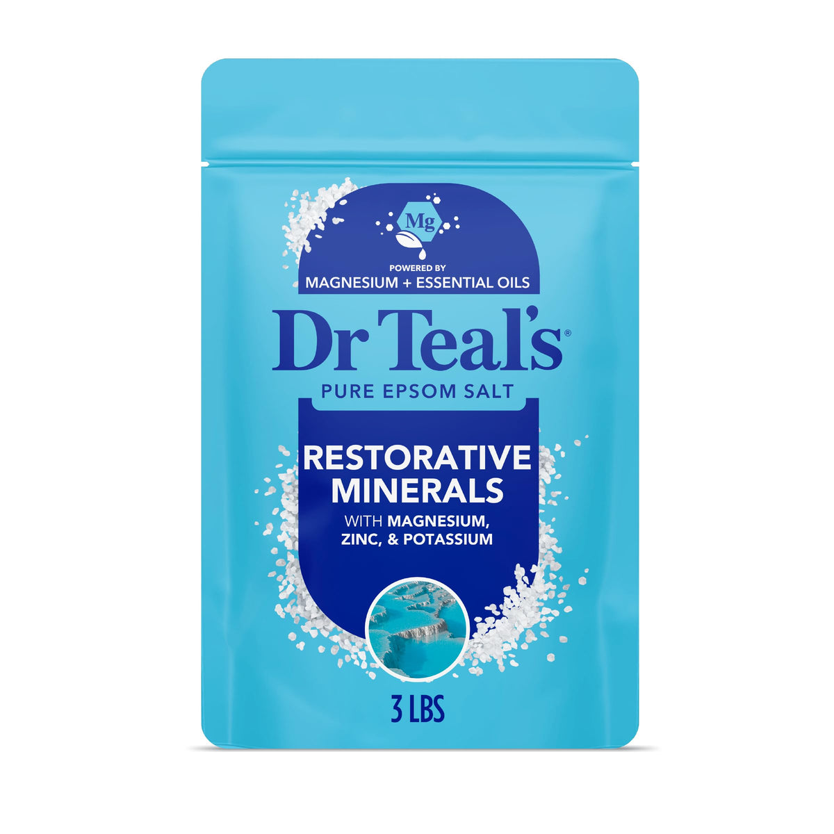 Dr Teal's Epsom Salt Magnesium Soak 3 lbs front view