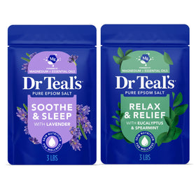 Dr Teal's Epsom Salt Magnesium Soak Duo Bundle front view