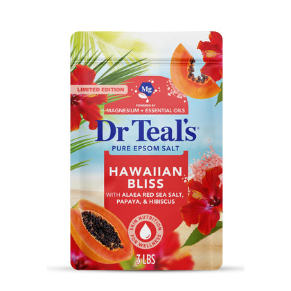 Dr Teal's Epsom Salt Magnesium Soak Hawaiian Bliss front view