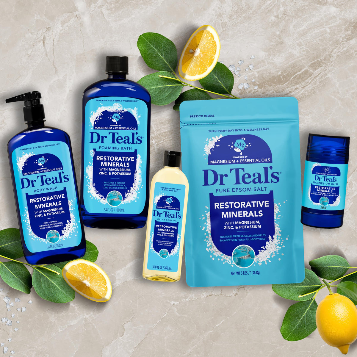 Dr Teal's Epsom Salt Magnesium Soak ingredients list