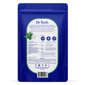 Dr Teal's Epsom Salt packaging with eucalyptus and spearmint