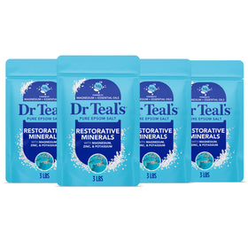 Dr Teal's Epsom Salt Restorative Minerals Soak 3 lbs front view