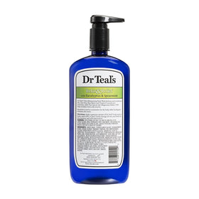 Dr Teal's Eucalyptus & Spearmint Body Wash 24oz bottle side view