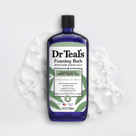 Dr Teal's Foaming Bath 34 fl oz with essential oils and Epsom salt
