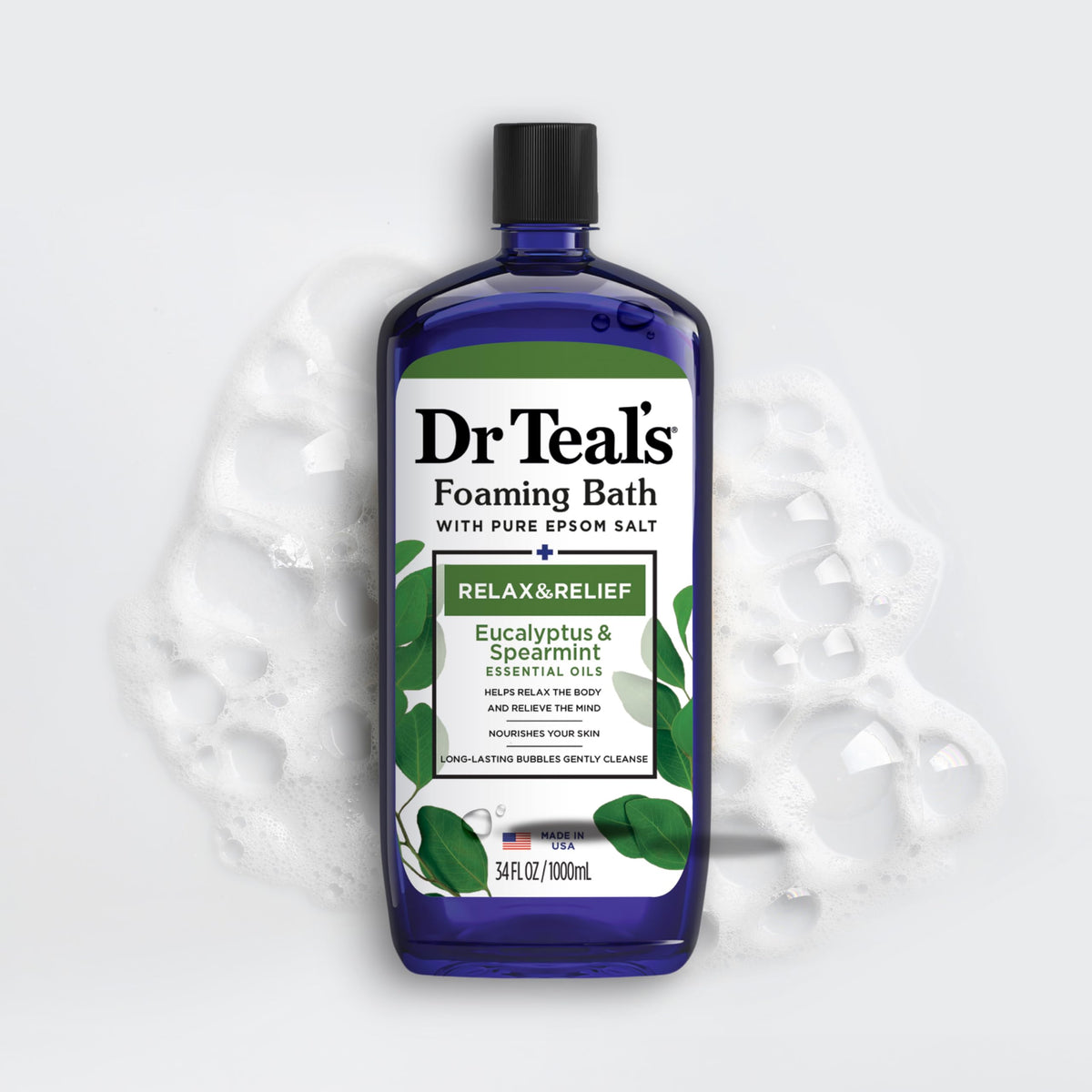 Dr Teal's Foaming Bath with essential oils and Epsom salt