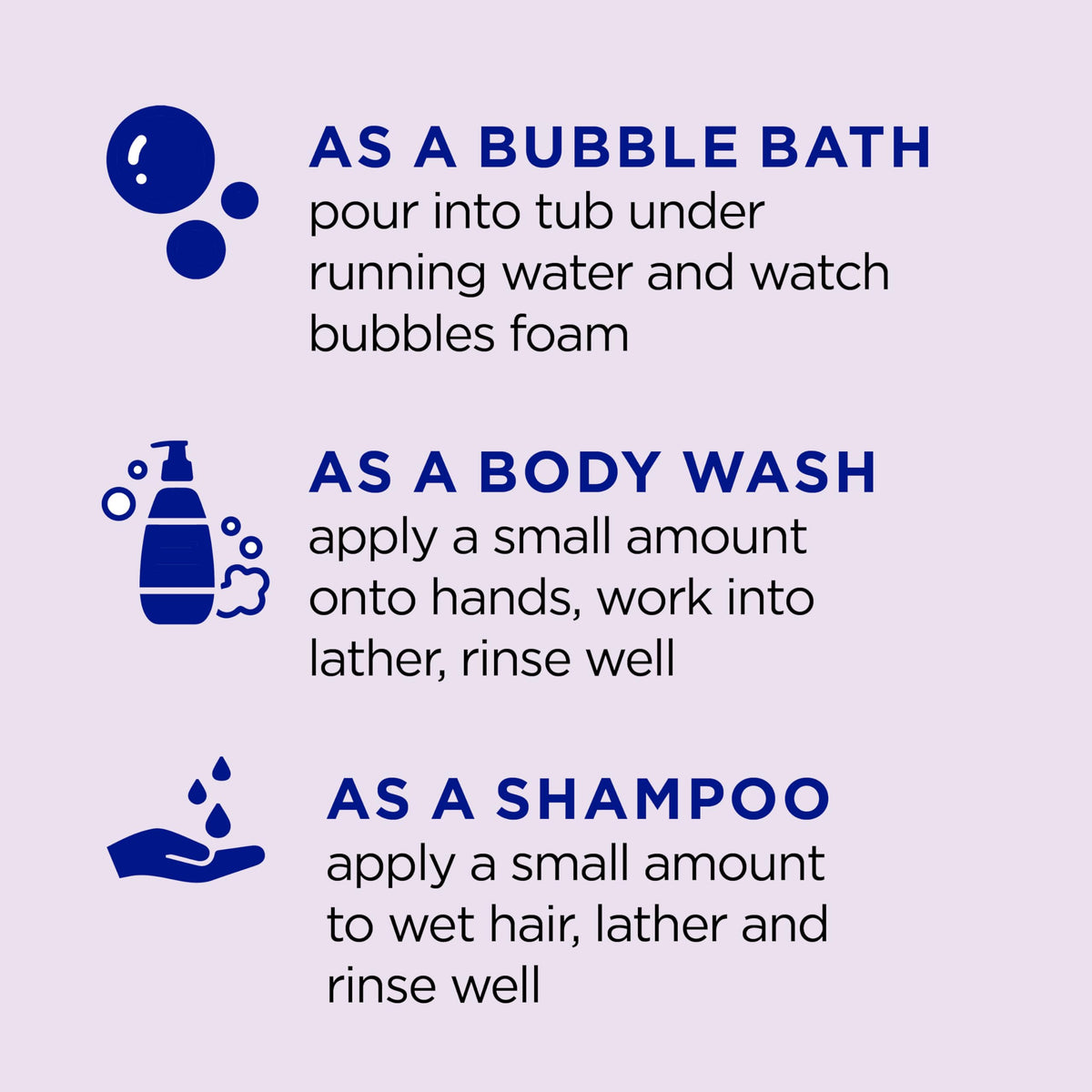 Dr Teal's Kids 3-in-1 Sleep Bubble Bath in a bubble bath setting