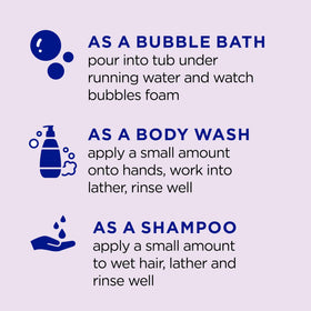 Dr Teal's Kids 3-in-1 Sleep Bubble Bath in a bubble bath setting