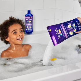 Dr Teal's Kids 3-in-1 Sleep Bubble Bath packaging display