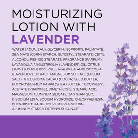 Dr Teal's Lavender Body Lotion in a bathroom setting