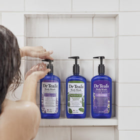 Dr Teal's Lavender Body Wash close-up of texture