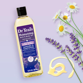 Dr Teal's Moisturizing Bath & Body Oil with essential oils ingredients
