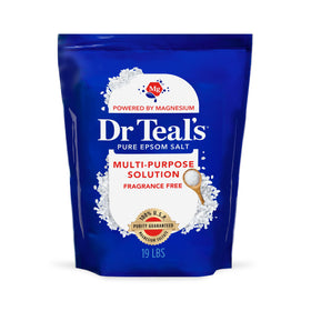 Dr Teal's Pure Epsom Salt 19 lbs bulk size front view