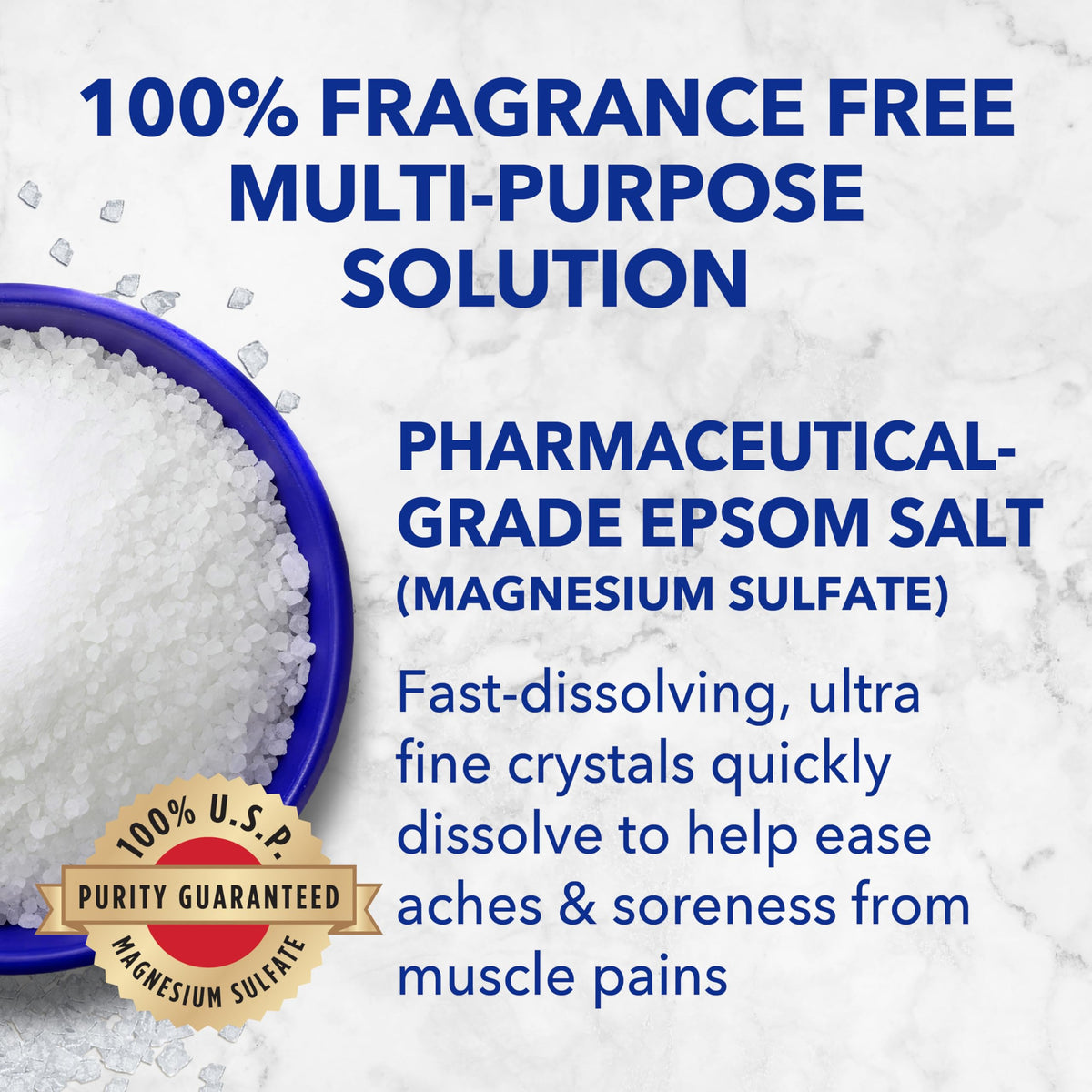 Dr Teal's Pure Epsom Salt used for foot soaking