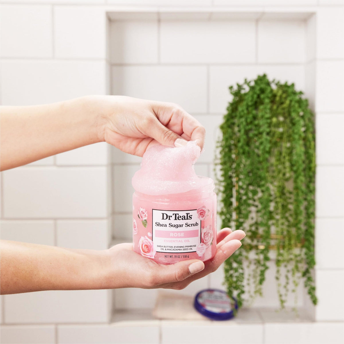 Dr Teal's Shea Sugar Body Scrub Rose ingredients list