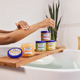Dr Teal's Shea Sugar Body Scrub with hemp seed oil ingredients