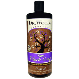 Dr. Woods Shea Vision Pure Black Soap 32oz front view