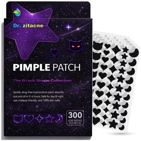 Dr. Zitacne Black Pimple Patches 560CT front view with packaging