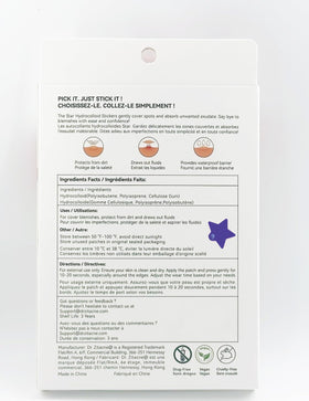 Dr. Zitacne Pimple Patch application process