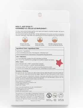 Dr. Zitacne Pimple Patch in green colour with size reference